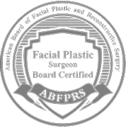 Board certified facial plastic surgeon emblem