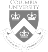 Columbia University emblem featuring crowns and motto.