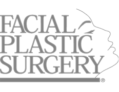 Facial plastic surgery logo and text design