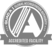 Accreditation badge for global authority facility
