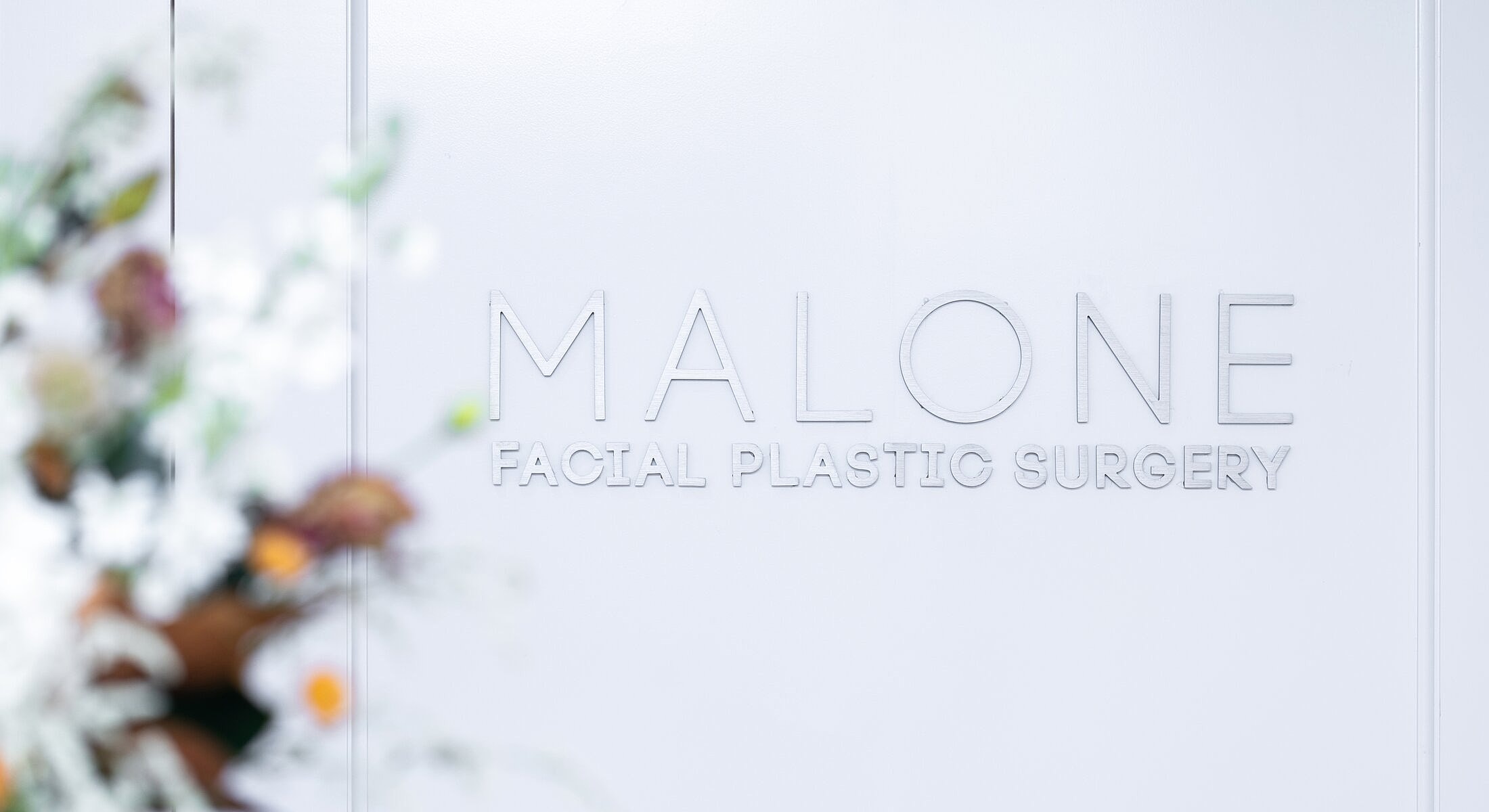 Malone Facial Plastic Surgery office sign